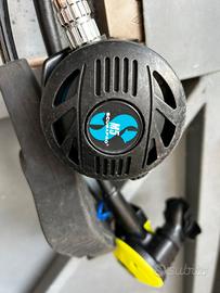 Erogatore scubapri mk20 con 2 secondi stadio e man