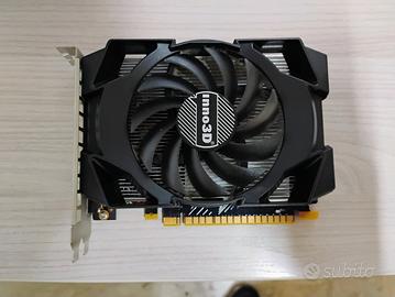 scheda video gaming GTX 1050 ti monoventola