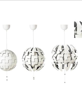 lampadario ikea modulabile
