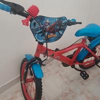 Bicicletta per Bambino 16"" 2 Freni Marvel Spiderm