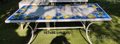 TAVOLI CERAMICA E FERRO