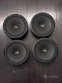 4 woofer pride audio  e 4 tweeter ipnosis