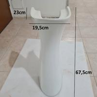 COLONNA LAVABO LAVANDINO A TERRA, CERAMICHE DOLOMI