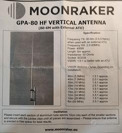Antenna Verticale MOONRAKER