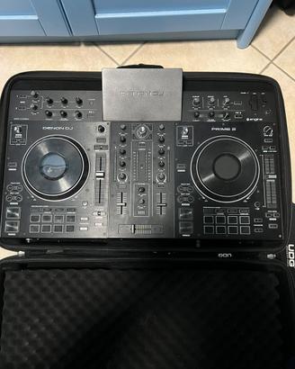 CONSOLE DENON DJ PRIME 2 + BORSA RIGIDA UDG