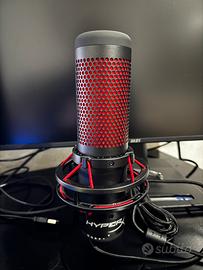 Micfofono hyper x quad cast