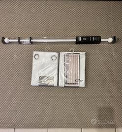 Set tende per camera da letto con bastone NUOVE