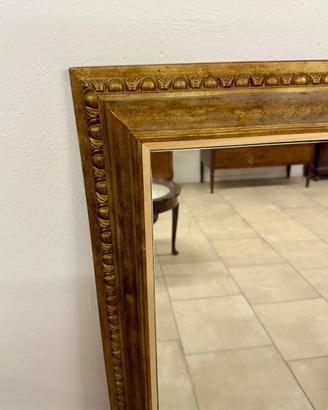 Specchiera dorata in legno XIX secolo