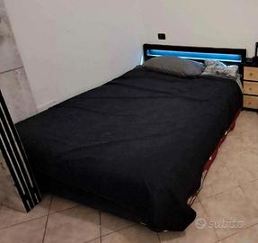 Struttura letto 140x200 con doghe NO MATERASSO