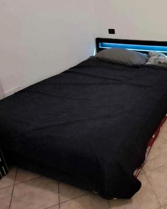 Struttura letto 140x200 con doghe NO MATERASSO