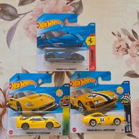 3 Ferrari hot wheels lotto 