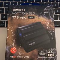 SSD Samsung T7 4 TB Nero