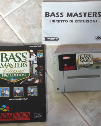 Bass masters classic pro edition super Nintendo sn