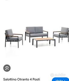 salotto per esterno 