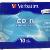 Verbatim VB-CRD19SC - Blank CDs (CD-R, 700 MB, 10