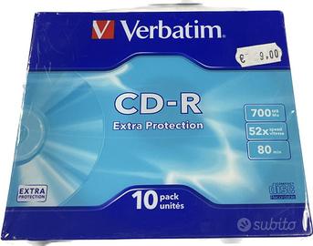 Verbatim VB-CRD19SC - Blank CDs (CD-R, 700 MB, 10
