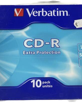Verbatim VB-CRD19SC - Blank CDs (CD-R, 700 MB, 10