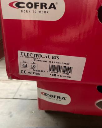 Scarpe antinfortunistiche COFRA per elettricisti