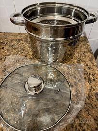 scolapasta con coperchio nuovo