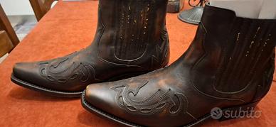 Stivali Texani Da Uomo Alta Qualità Come Nuovi