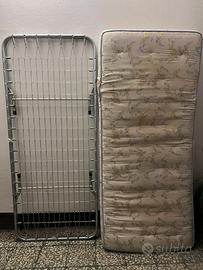 Coppia reti e materassi letto singolo