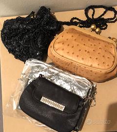 3 borsette da donna