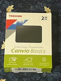 Hard Disk Esterno 2TB Toshiba - Nuovo