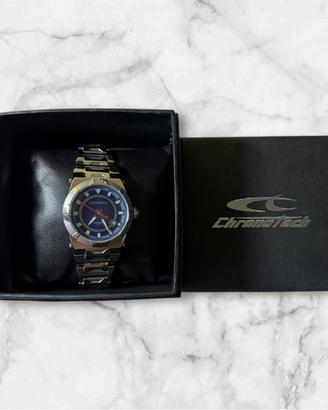 Orologio chronotech, con scatola, 100m in acqua