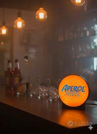 🍊 LAMPADA APEROL SPRITZ LED – DIAMETRO 17 CM –3D