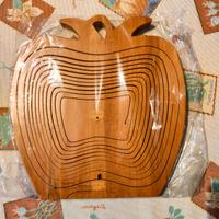 Cestino portafrutta in legno