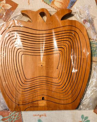Cestino portafrutta in legno