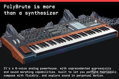 tastiera sintetizzatore sinth arturia polybrute 6