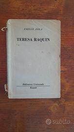 Libro vintage. Zola, Teresa Raquin
