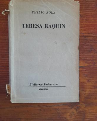 Libro vintage. Zola, Teresa Raquin

