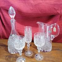 Servizio bicchieri calici Bohemia per 12