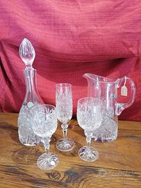 Servizio bicchieri calici Bohemia per 12