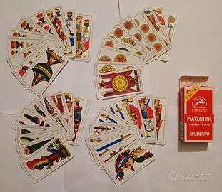 carte da briscola vintage usate poco