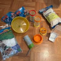 Accessori beverino ruota ciotola mangiatoi criceto