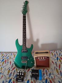 Chitarra ampli e distorsore