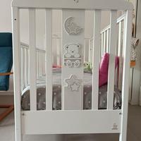 lettino Italbaby con accessori 