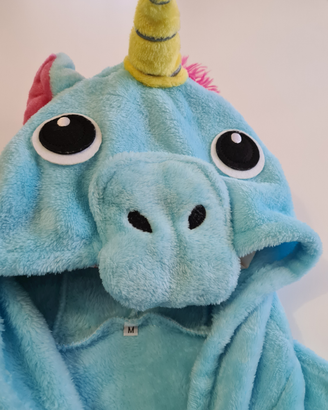 Felpa pile unicorno