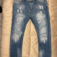 Jeans uomo PLUS⭐️UP-strappati e delavè