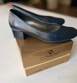 Scarpe décolleté Confort pelle blu