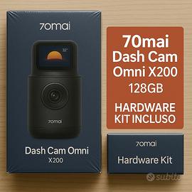 70mai Dash Cam Omni X200 128GB – NUOVA SIGILLATA