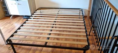 Rete materasso con doghe in legno 