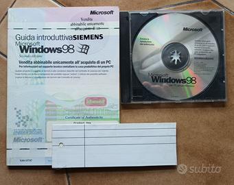 Windows 98 CD + manuale