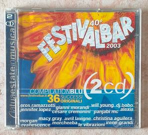 40° Festivalbar 2003 Doppio CD Compilation Blu