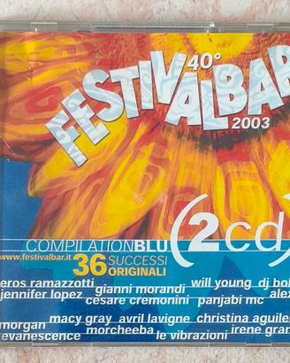 40° Festivalbar 2003 Doppio CD Compilation Blu