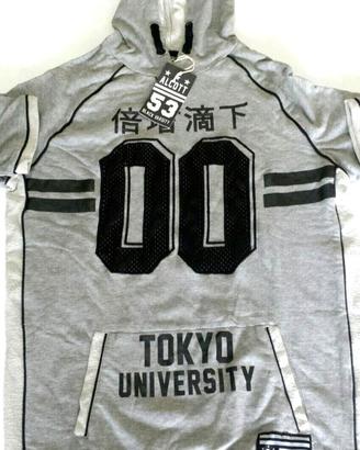 Felpa A T-Shirt Alcott \"Black Varsity\" Tokyo L.