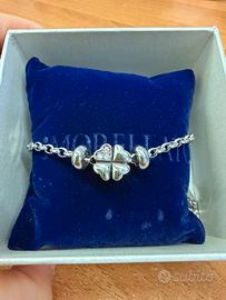 Bracciale Morellato in acciaio con quadrifoglio